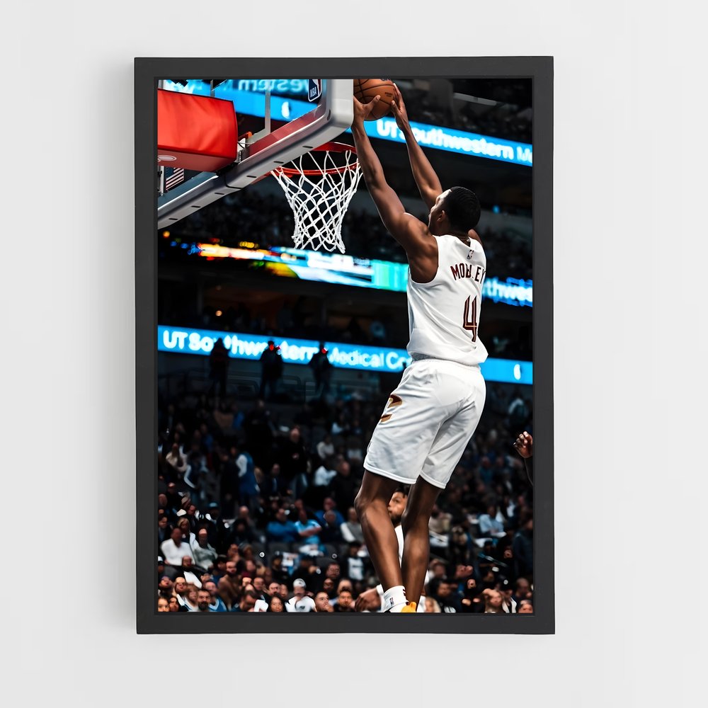 Poster Evan de mobley – affiche Basketball (vue 2)